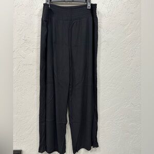 Kona Sol Black Wide-Leg Resort Pants Women’s Size XL